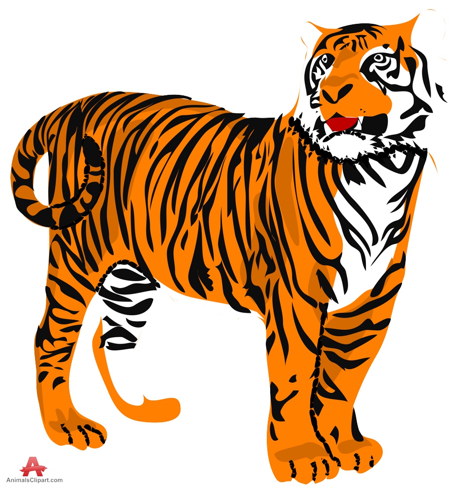 ... Free tigers clipart graph