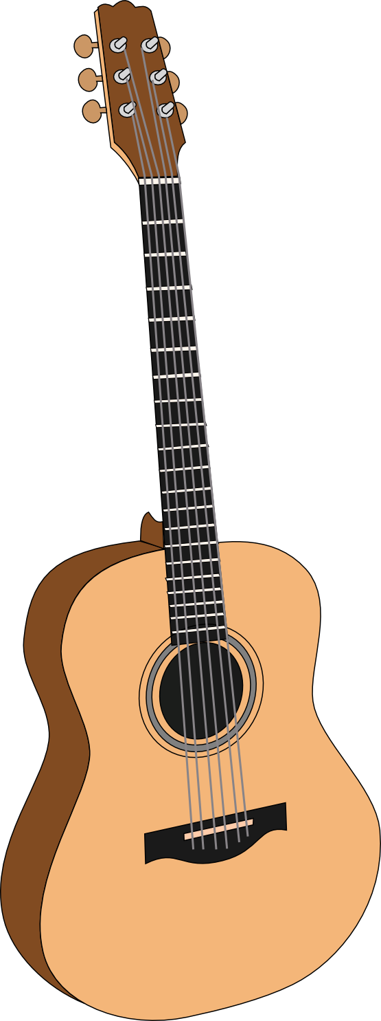 Free To Use Public Domain Acoustic Guitar Clip Art