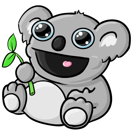 Free to Use Public Domain Koa - Koala Bear Clipart