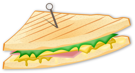 Free to Use Public Domain San - Grilled Cheese Clipart