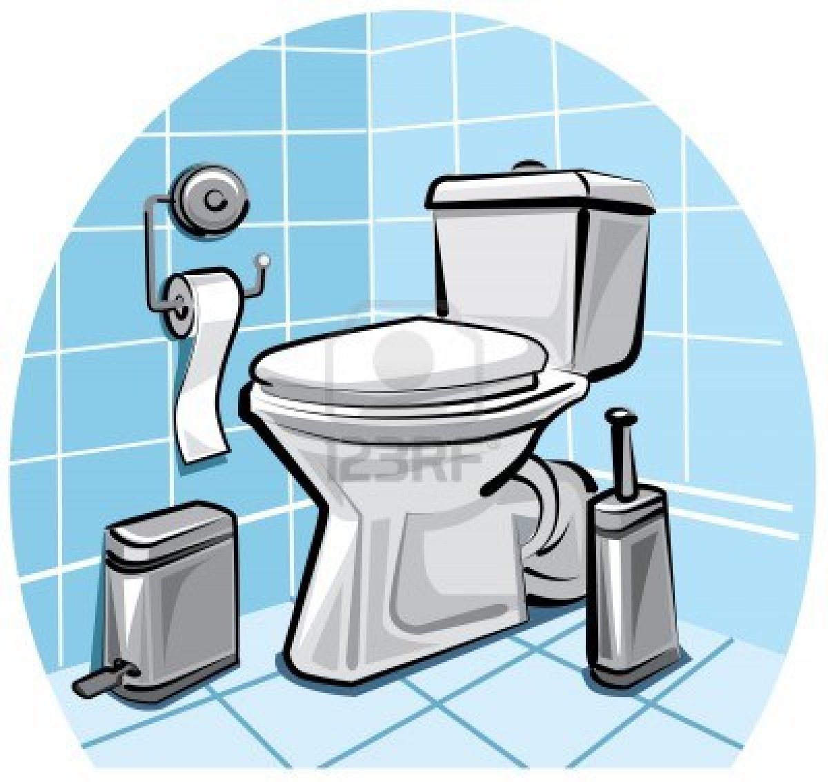 Funny Public Toilet Icon Pict