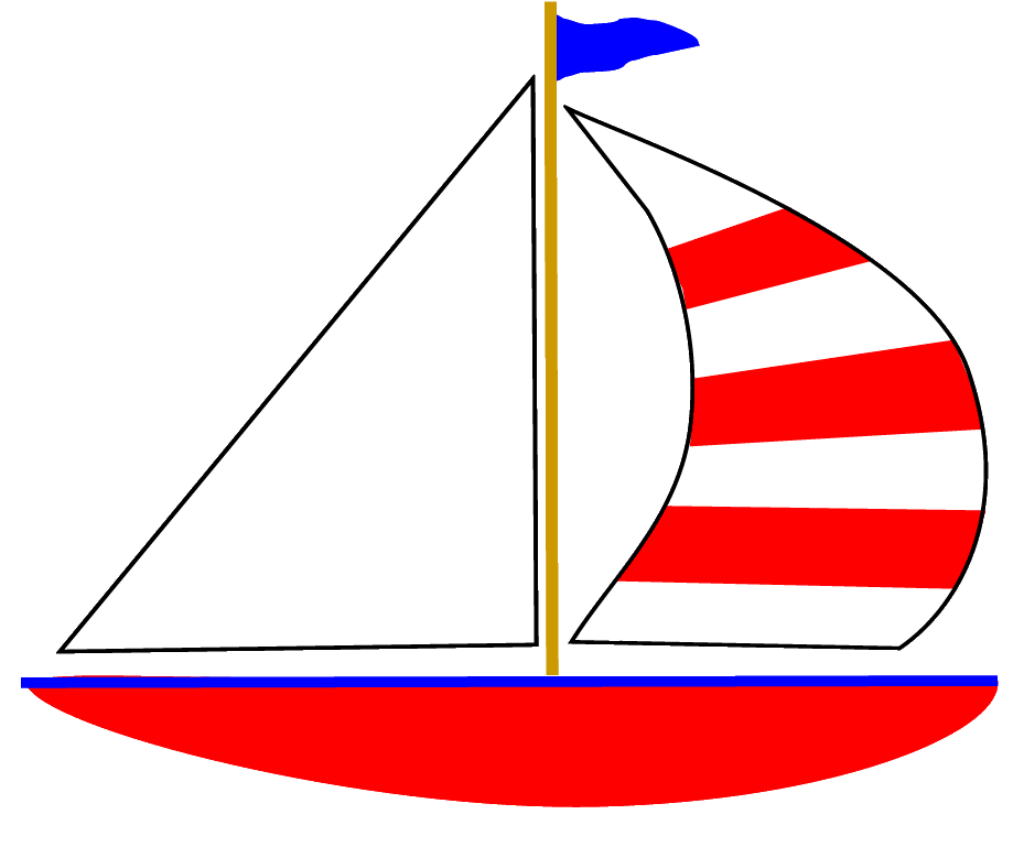 Brown Sailboat