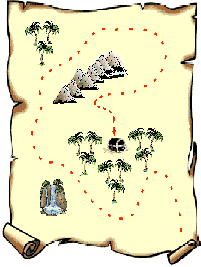 Free Treasure Map Clip Art