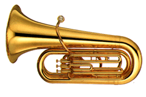Tuba french horn 4 clip art v