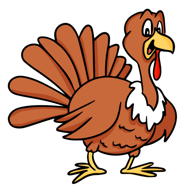 Turkey Clipart Black And Whit