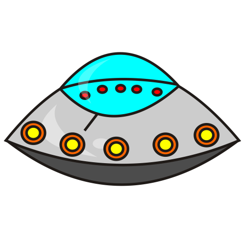 Flying Saucers Clip Art