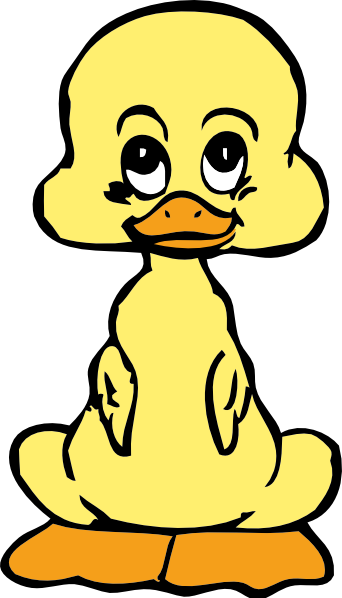 ... free vector Baby Duck clip art