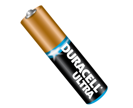 Free Vector Battery Charge Status; Duracell Battery