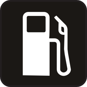 Gas Station Clipart Black And