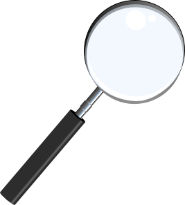 Magnifying Glass 08 clipart, 