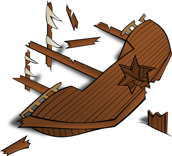 ... free vector Shipwreck clip art