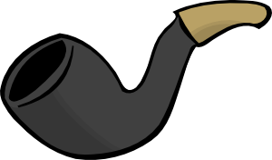 ... free vector Smoke Pipe cl - Pipe Clipart