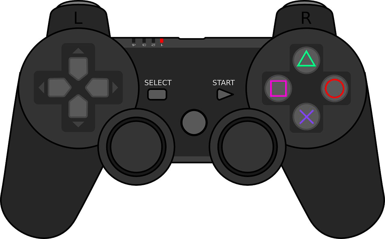Free Video Game Controller Cl - Game Controller Clip Art