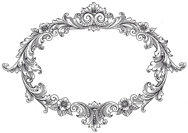 FREE vintage frame Clip Art from The Graphics Fairy | Vintage Weddings // Bodas Vintage | Pinterest | Scarlett ou0026#39;hara, Clip art and Graphics