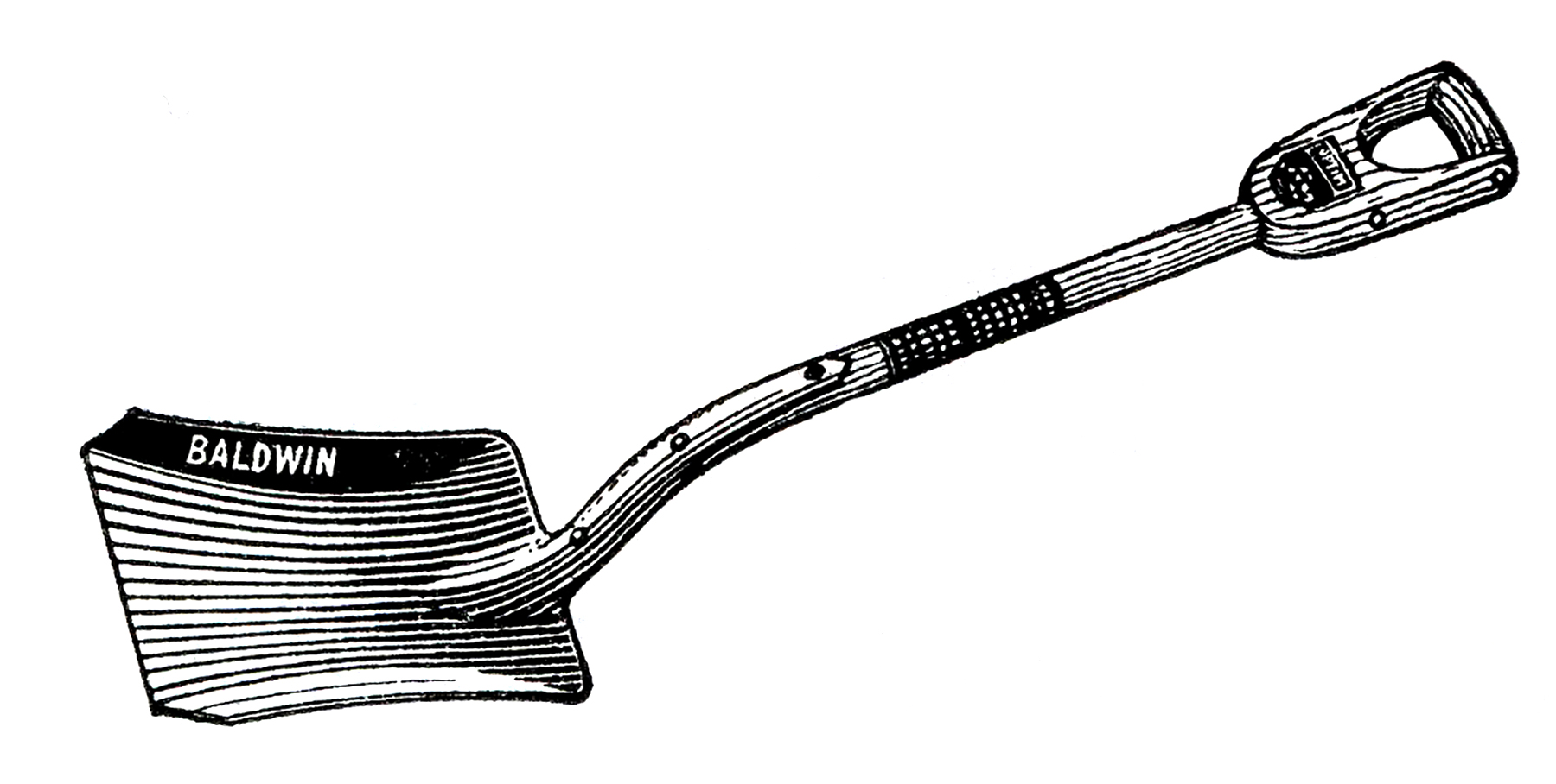 Free Vintage Shovel Clip Art