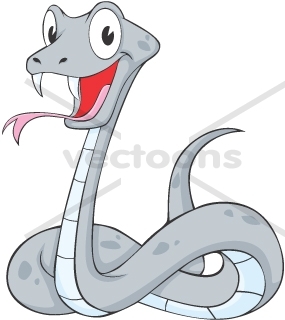 King Cobra Snake vector art .
