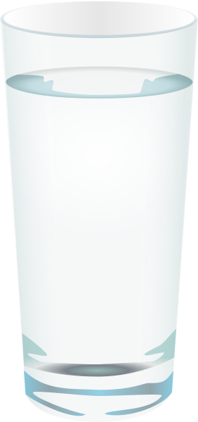 Glass of water tumbler cup cl