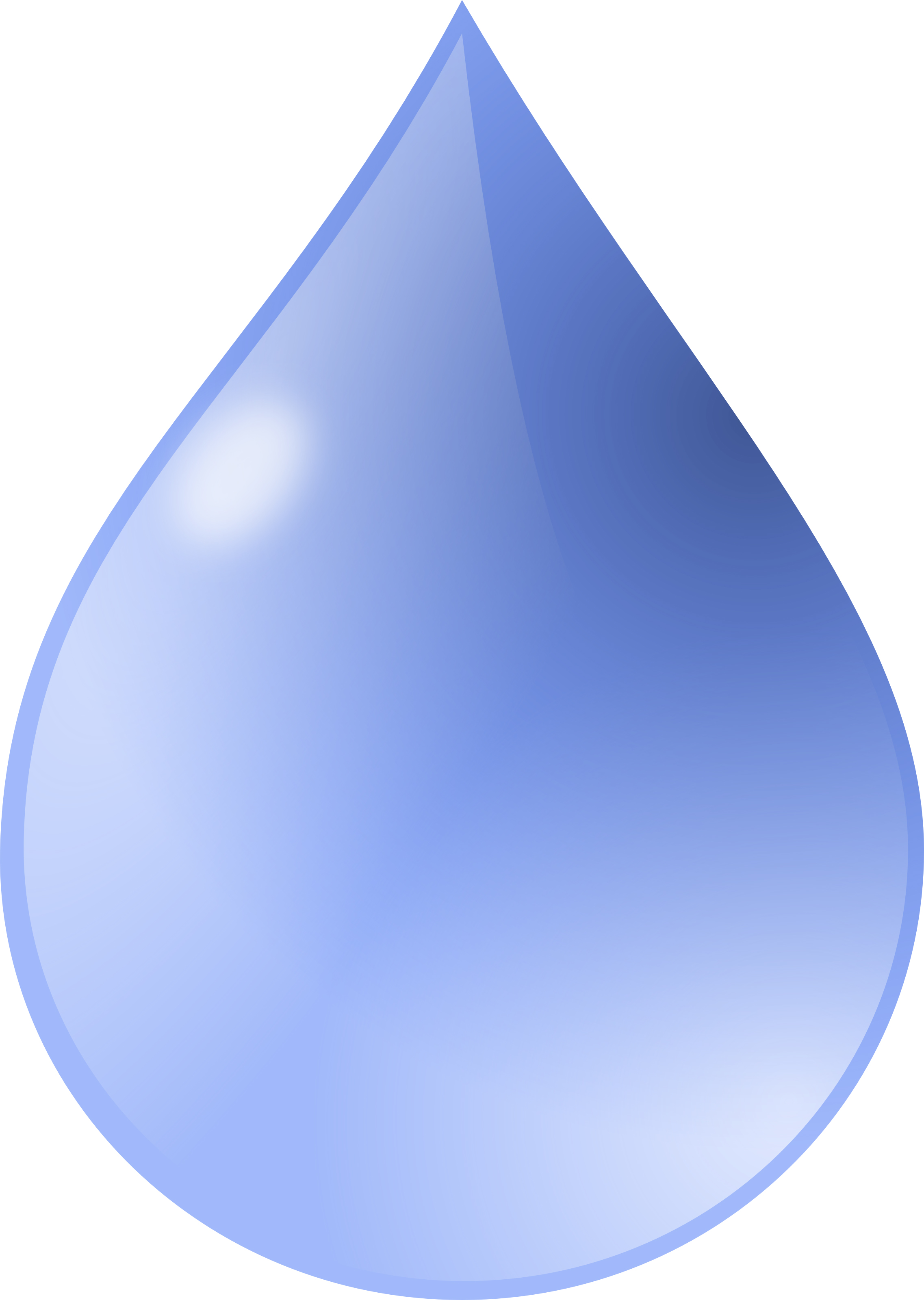 Free Water Drop Clipart Illustration by 000162 .