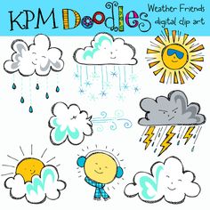 free weather clipart for teachers