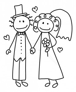 free wedding clipart black and .