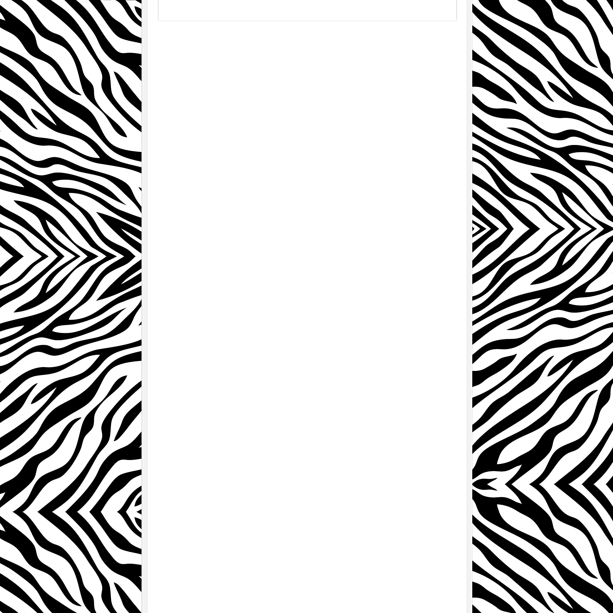 ... Free zebra print clipart  - Zebra Print Clip Art