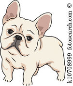 ... French bulldog icons ...