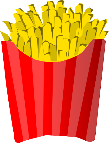 French Fries Clip Art At Clker Com Vector Clip Art Online Royalty
