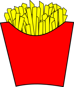 French Fries Modern Clip Art