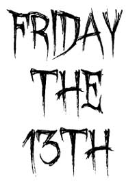 Friday The 13th Word Art A ..