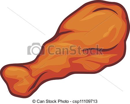 Fried chicken legs (fried . - Chicken Wing Clip Art