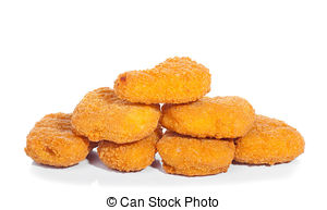 Fried chicken nuggets . - Chicken Nuggets Clipart
