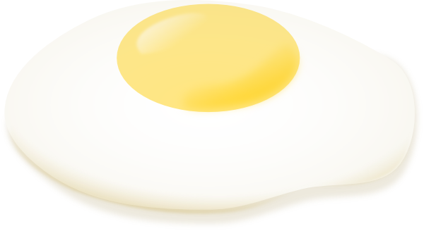 Fried Egg clip art - vector clip art online, royalty free public