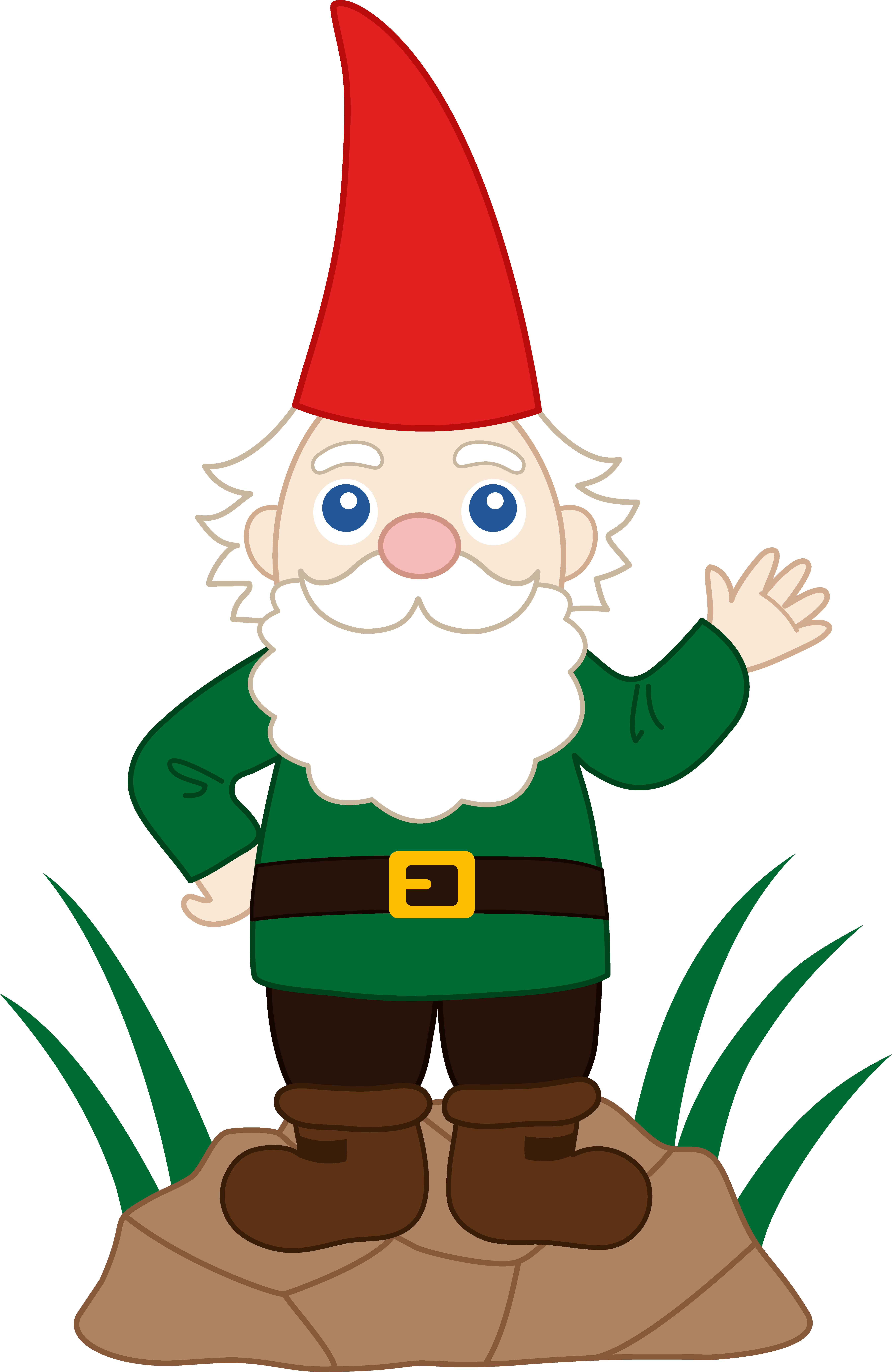 Friendly Garden Gnome - Free  - Gnome Clip Art