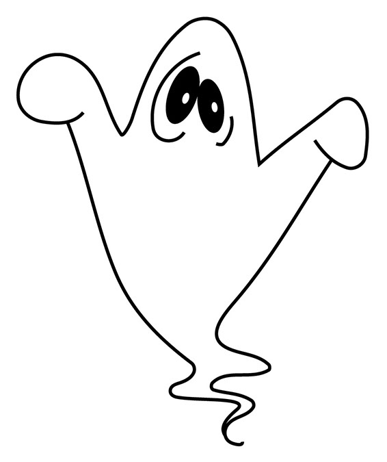 friendly ghost clipart - Goog - Ghosts Clip Art