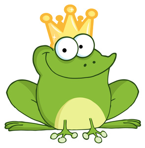 Frog clipart image a cartoon clip art of a happy frog wearing a