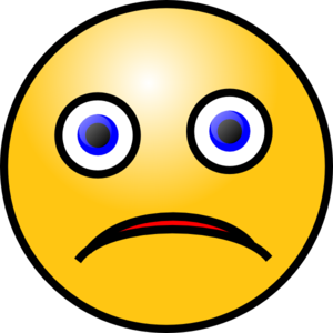 Frown Face Clip Art At Clker  - Frown Clipart