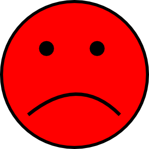 Frowny Face Clip Art At Clker - Frown Clipart