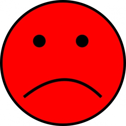 Frowny Face clip art .