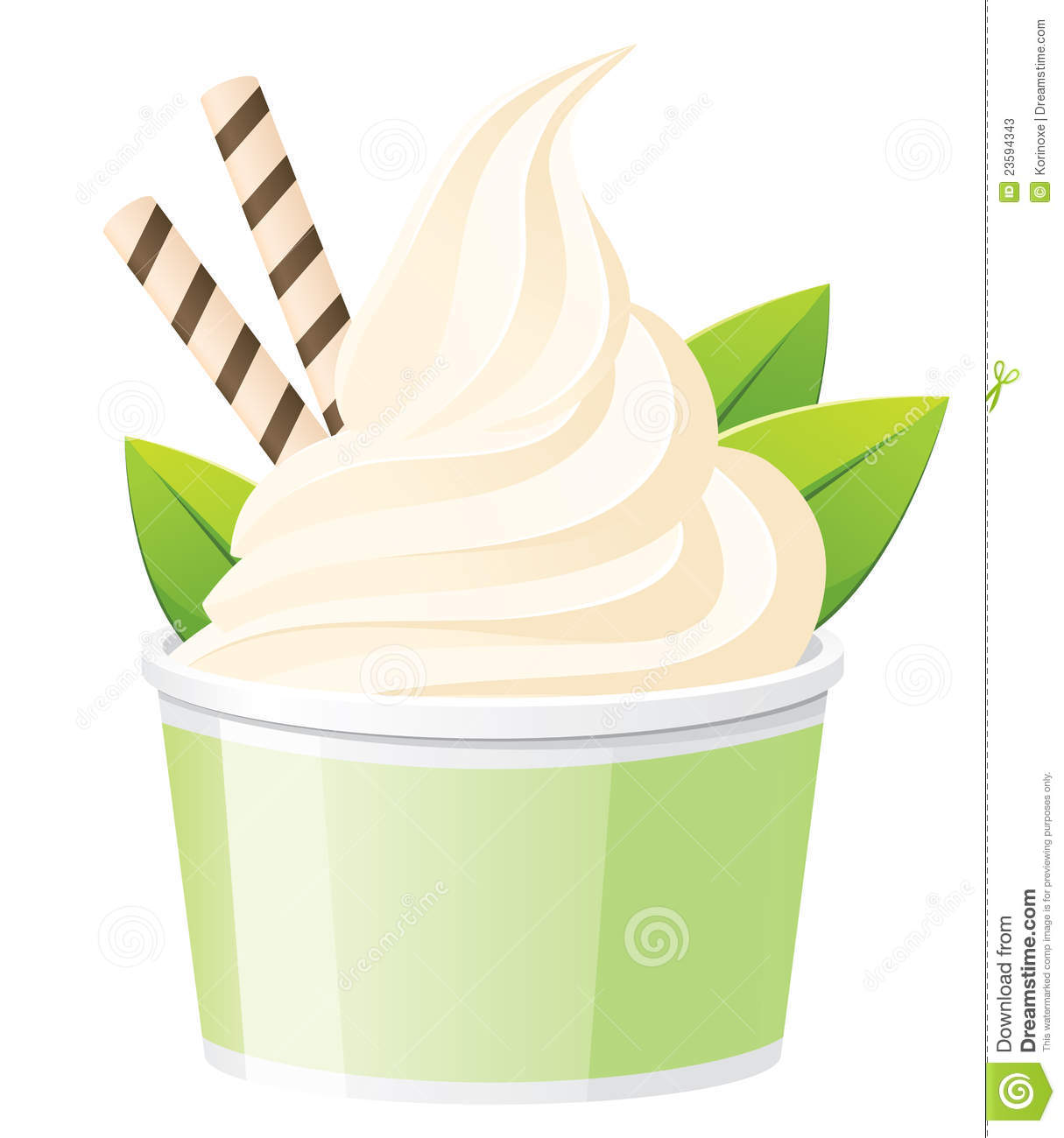 Frozen Yogurt Cup Clipart. Frozen Yogurt Vanilla Frozen .