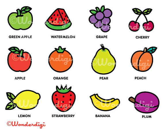 fruit clipart - Fruits Clipart