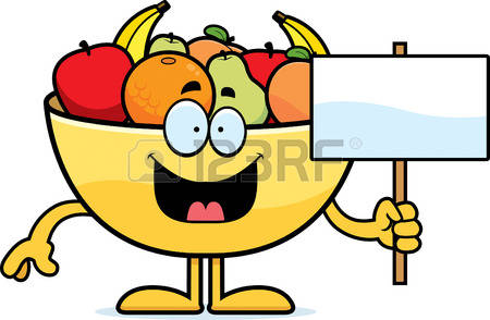 Clipart Of A Fruit Bowl With 