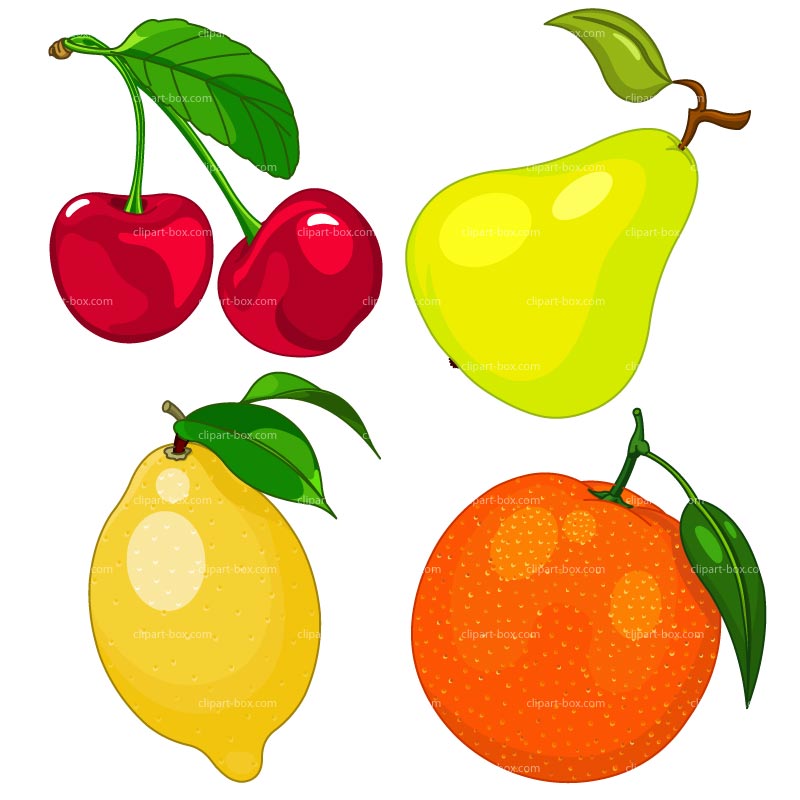 fruit clipart - Clipart Of Fruit
