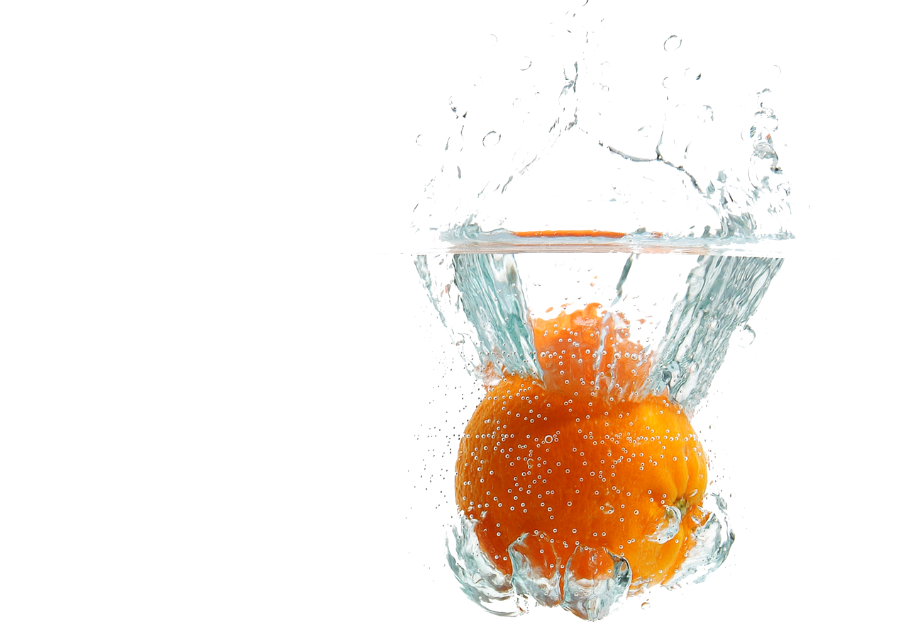 Fruit - Fruit Water Splash Clipart