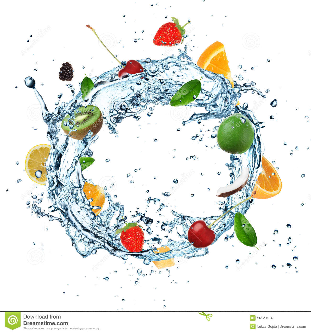 Fruit Water splash