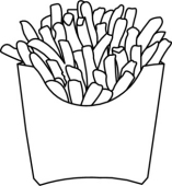 Fry Clipart Tn 04 09 09 74rbw - French Fry Clip Art