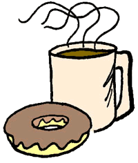 Full Version Of Coffee Donut  - Coffee And Donuts Clipart