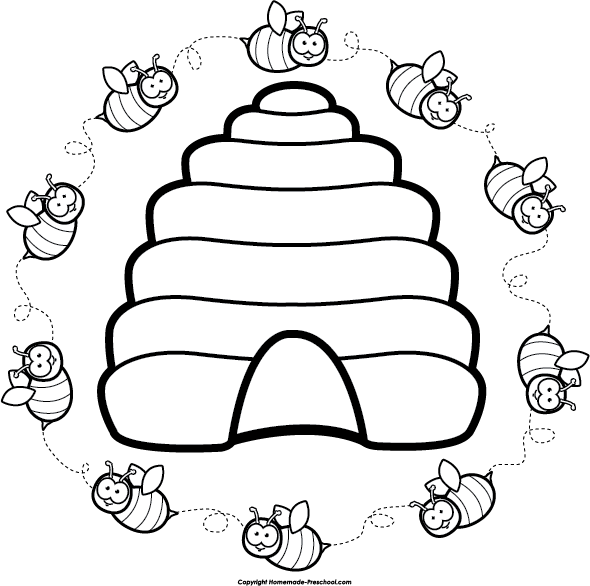 Fun and Free Clipart - Beehive Clip Art