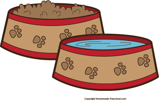 Fun And Free Clipart - Dog Bowl Clipart
