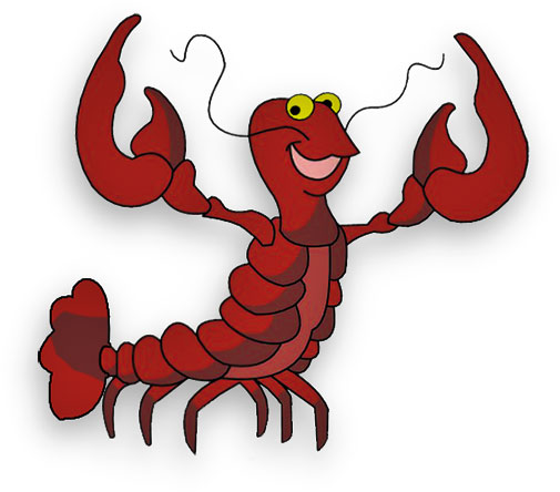 Fun Lobster - Clipart Lobster
