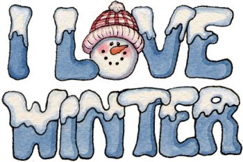 Winter Holiday Watercolor Cli